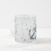 航海のな沈降のいかりの世界で最も最高のなパパ フロストグラスマグカップ (正面左)