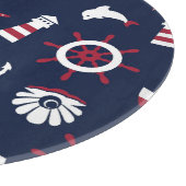 航海のな海パターン カッティングボード (角)