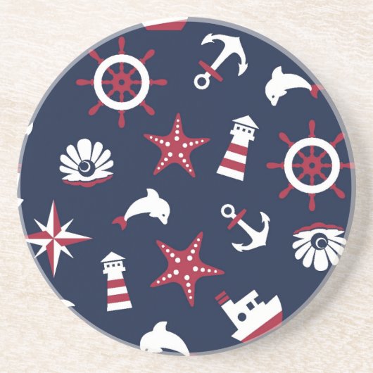 航海のな海パターン コースター (正面)