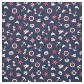 航海のな海パターン ファブリック (見本)