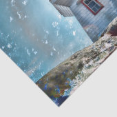 航海のな灯台青緑の写真の芸術 薄葉紙 (詳細)