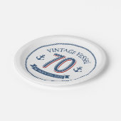 航海のな第70誕生日 ペーパープレート (アングル)