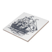 航海のな船のタイル タイル (側面)