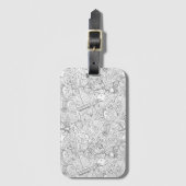 航海のな落書き ラゲッジタグ (正面縦)