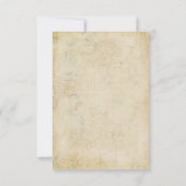 航海のな遠くになヨットの結婚式によってRSVP来られる帆 出欠カード (裏面)