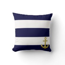 航海のな金ゴールドのいかりは縞で飾ります