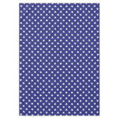 航海のな青の愛国心が強く白い星 テーブルクロス (正面)