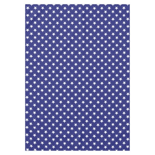 航海のな青の愛国心が強く白い星 テーブルクロス (正面)