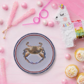 航海のな青カニの供給の結婚披露宴 ペーパープレート (パーティー)