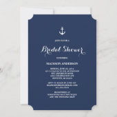 航海のな|のブライダルシャワーの招待状 招待状 (正面)