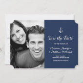 航海のな|の保存日付の写真カード セーブザデート (正面)