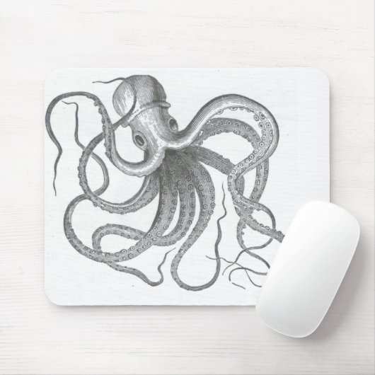 航海のなsteampunkのタコのヴィンテージはサイファイをkraken マウスパッド (マウス)