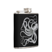 航海のなsteampunkのタコのヴィンテージはスケッチをkraken フラスク (右)