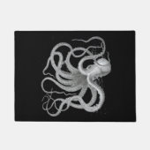 航海のなsteampunkのタコのヴィンテージはビーチをkraken ドアマット (正面)