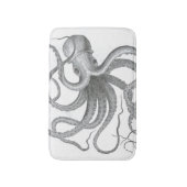 航海のなsteampunkのタコのヴィンテージは装飾をkraken バスマット (正面縦)