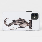 航海のなsteampunkのヴィンテージ科学はスケッチをkraken Case-Mate iPhoneケース (裏面(横))
