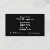 航海のなSteampunk Krakenの巨大なタコ 名刺 (裏面)