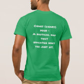 航海のなTシャツ-図表の定義 Tシャツ (裏面)