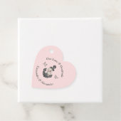 航海ののフローラいかりネイビー結婚ブルーピンク フェイバータグ (インサイチュ)