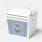 航海ののフローラ結婚いかりダスティブルーホワイト フェイバーボックス (裏面サイド)