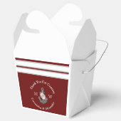 航海ののフローラ結婚いかりマルーンブルガンディーレッド フェイバーボックス (オープン)