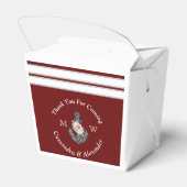 航海ののフローラ結婚いかりマルーンブルガンディーレッド フェイバーボックス (裏面サイド)