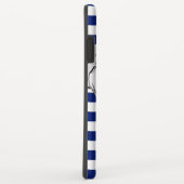 航海のの人魚のような銀製のクロムは縞で飾ります Case-Mate iPhoneケース (裏面/右)