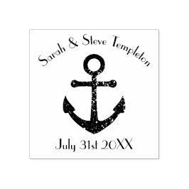 航海のの結婚いかり ラバースタンプ