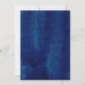 航海のの結婚ビーチシーシェル花バラ 招待状 (裏面)