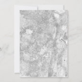 航海のの結婚ビーチシーシェル花バラGy 招待状 (裏面)