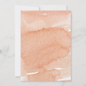 航海のの結婚ビーチ貝の花バラ 招待状 (裏面)