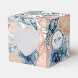 航海のの結婚ビーチ貝殻の花 フェイバーボックス