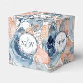 航海のの結婚ビーチ貝殻の花 フェイバーボックス (裏面サイド)