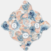 航海のの結婚ビーチ貝殻の花 フェイバーボックス (見開き)