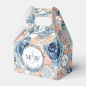 航海のの結婚ビーチ貝殻の花 フェイバーボックス (裏面サイド)