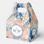 航海のの結婚ビーチ貝殻の花 フェイバーボックス (正面)