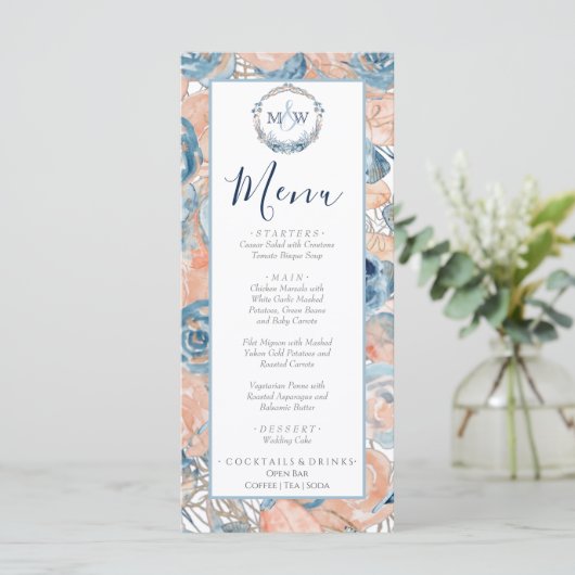 航海のの結婚ビーチ貝殻の花 メニュー (スタンド正面)