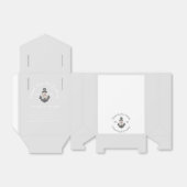 航海のの結婚フローラいかりシルバーグレー フェイバーボックス (折り畳みなし)