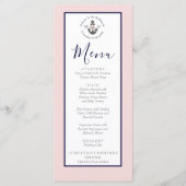 航海のの結婚フローラいかりピンクネイビーグレイ メニュー (正面)