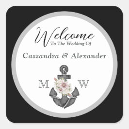 航海のの結婚フローラいかり スクエアシール