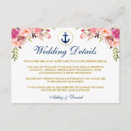 航海のの結婚フローラ詳細青い挿入カードS エンクロージャーカード