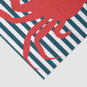 航海のの赤いカニは縞で飾ります 薄葉紙 (詳細)