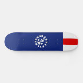 航海のアメリカヨット国旗の記号 スケートボード (横)