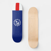 航海のアメリカヨット国旗の記号 スケートボード (正面)