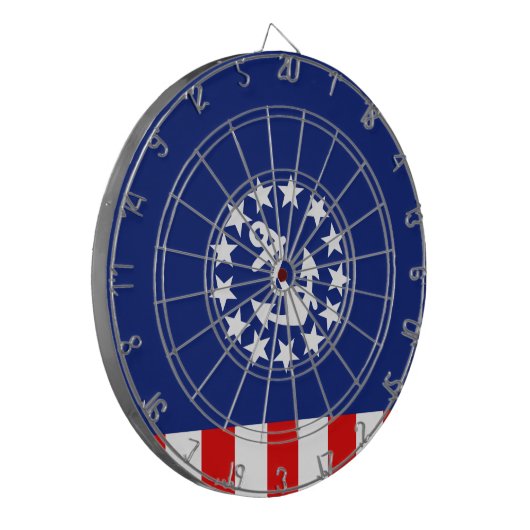 航海のアメリカヨット国旗の記号 ダーツボード (正面左)