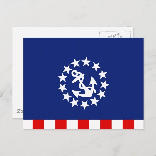 航海のアメリカヨット国旗の記号 ポストカード (正面/裏面)