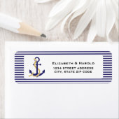 航海のエレガント結婚の ラベル (インサイチュ)