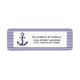 航海のエレガント結婚の ラベル