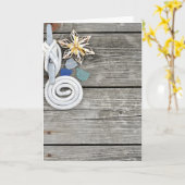 航海のオーナメントオンピア カード (黄色い花)