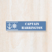 航海のカスタム文字およびカラードア記号 サインプレート (正面)